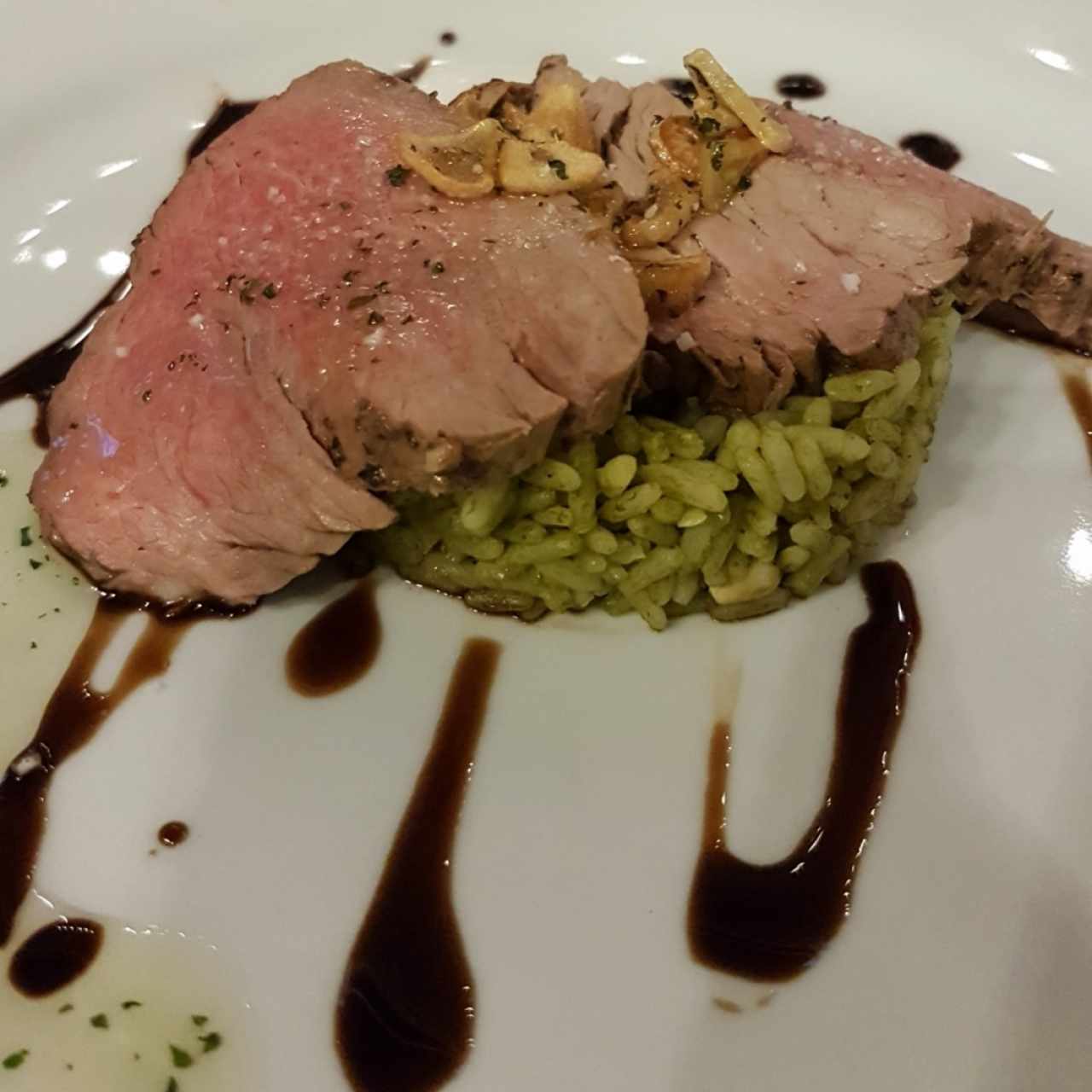 Lomito y arroz