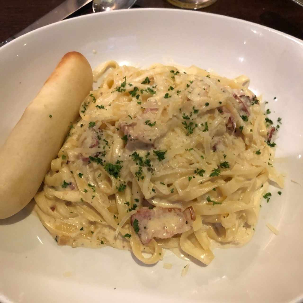 Pasta - Fettuccine Carbonara