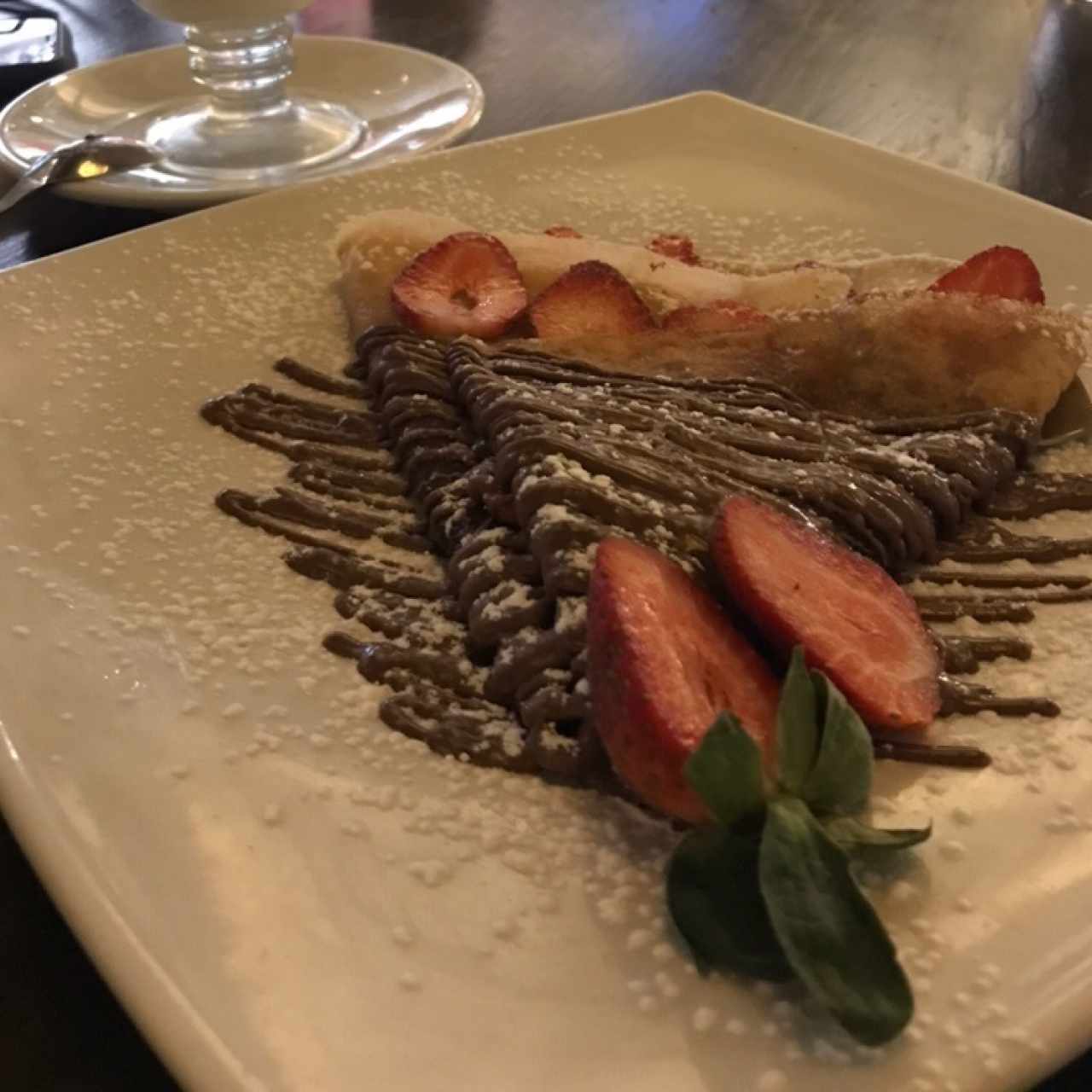 crepa de nutella y fresa