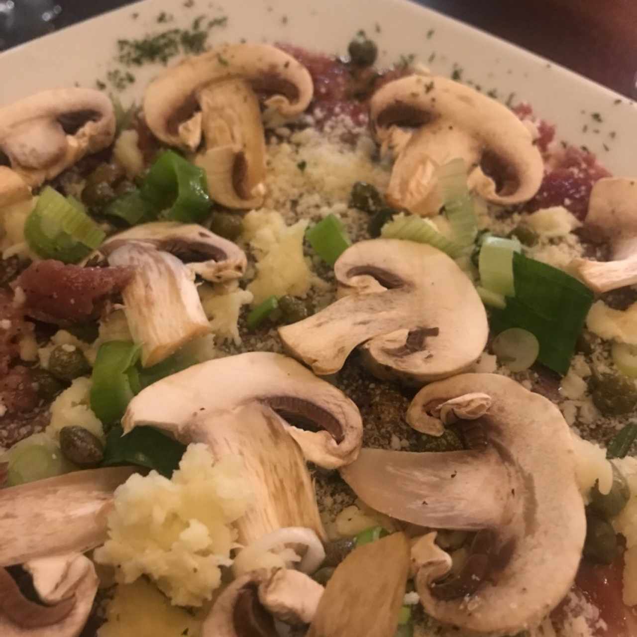 carpaccio de champiñones 