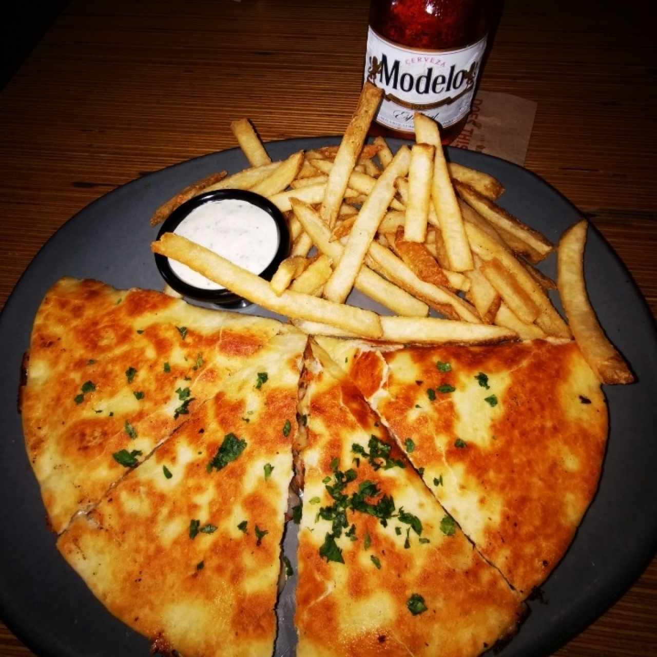 Quesadilla de camarón