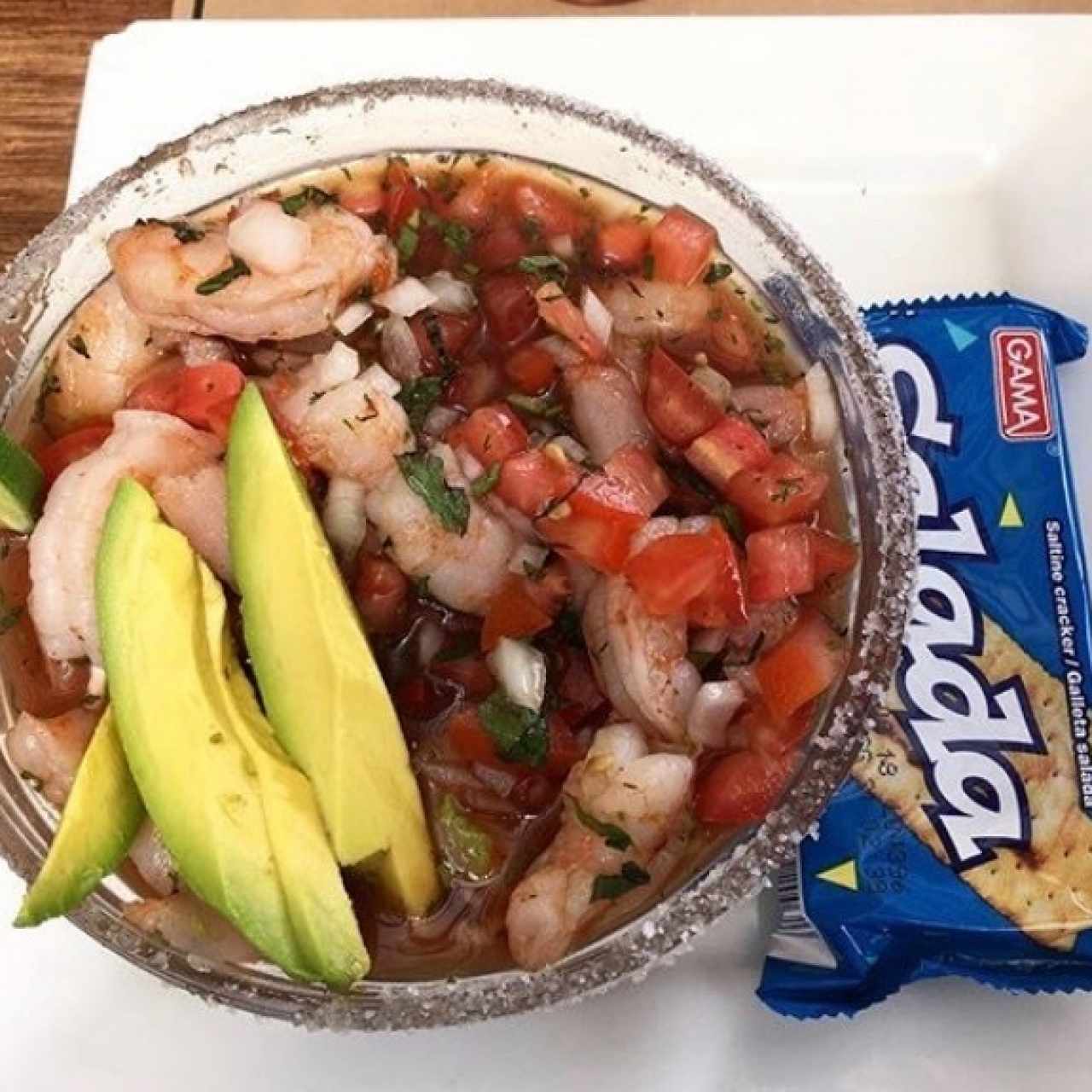 Ceviche de camarón
