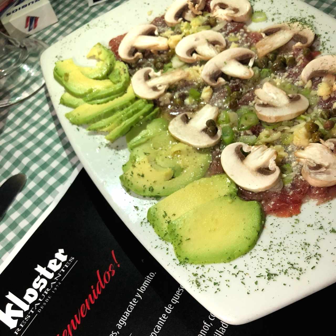 carpaccio de dos sabores