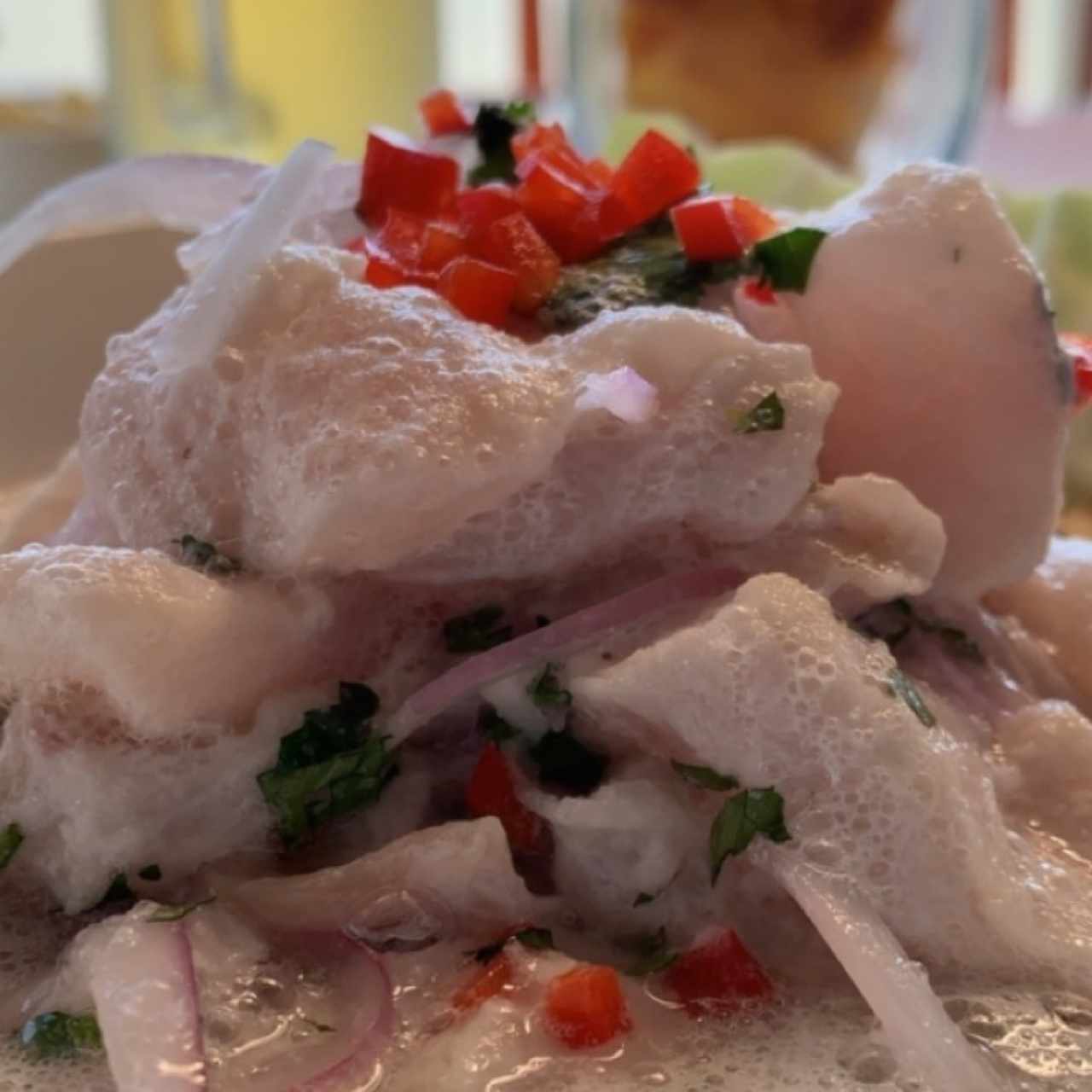 Ceviche clasico “Leche de Tigre” 