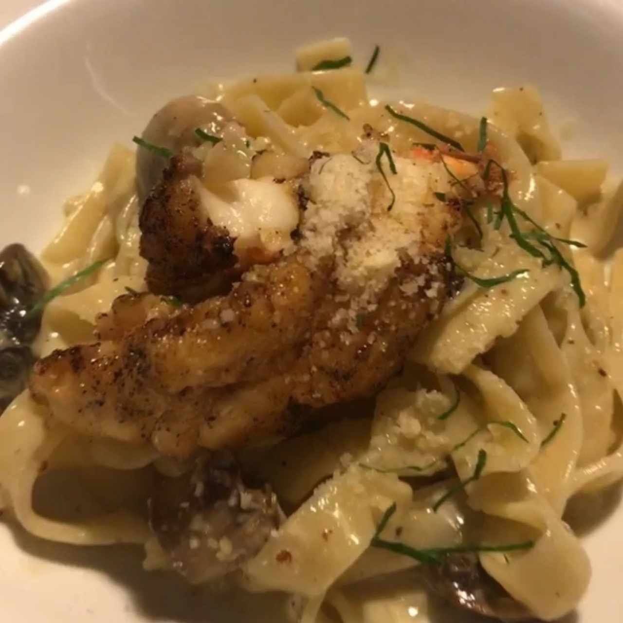 Fetuccini Lobster