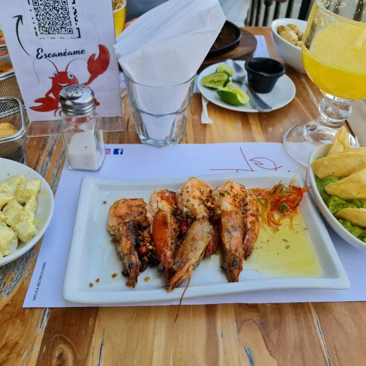 camarones jumbo