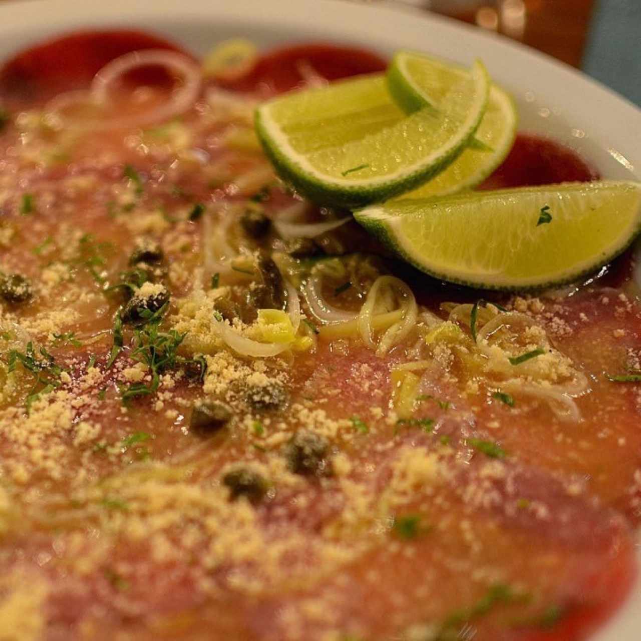carpaccio de lomito