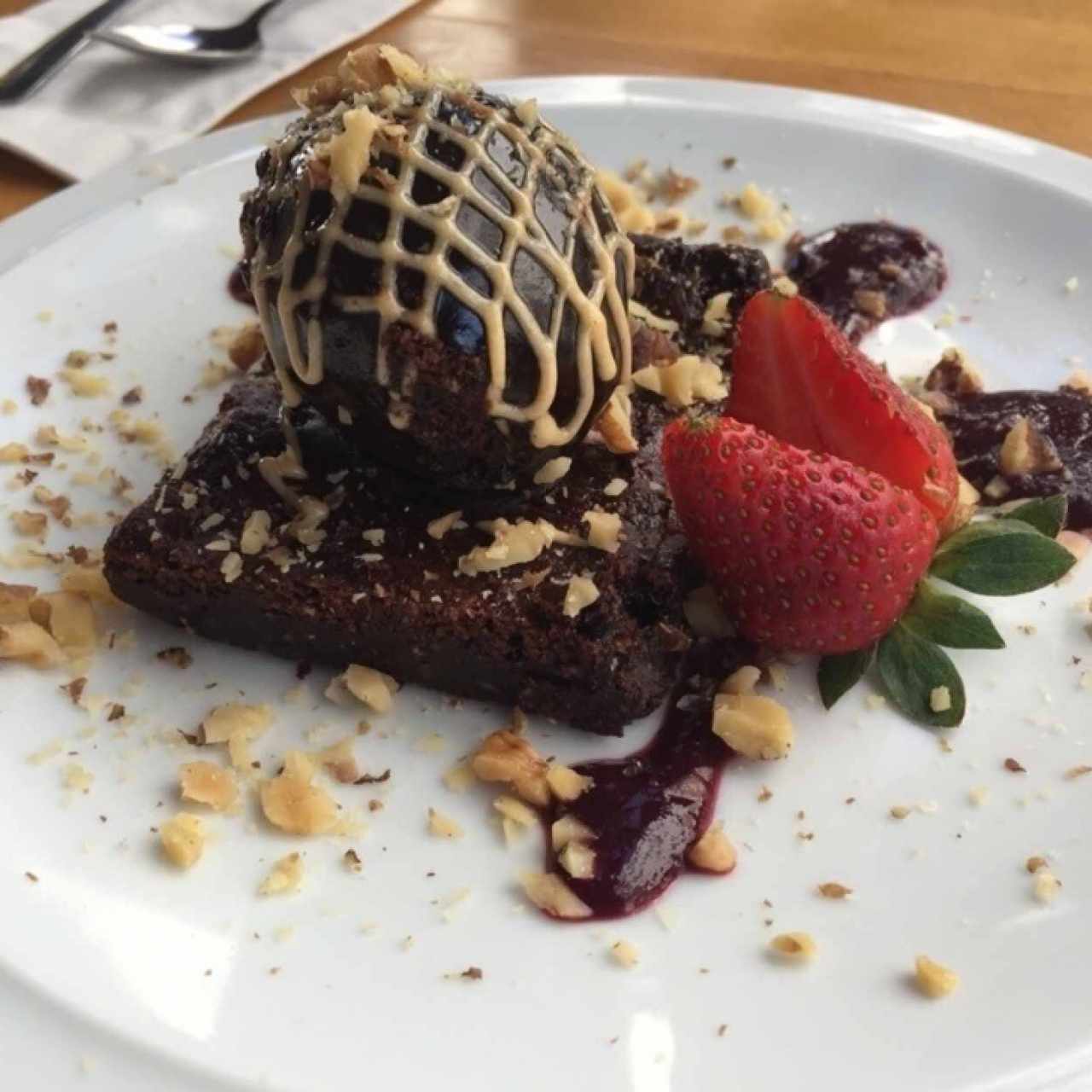 Postres - Peanut butter brownie