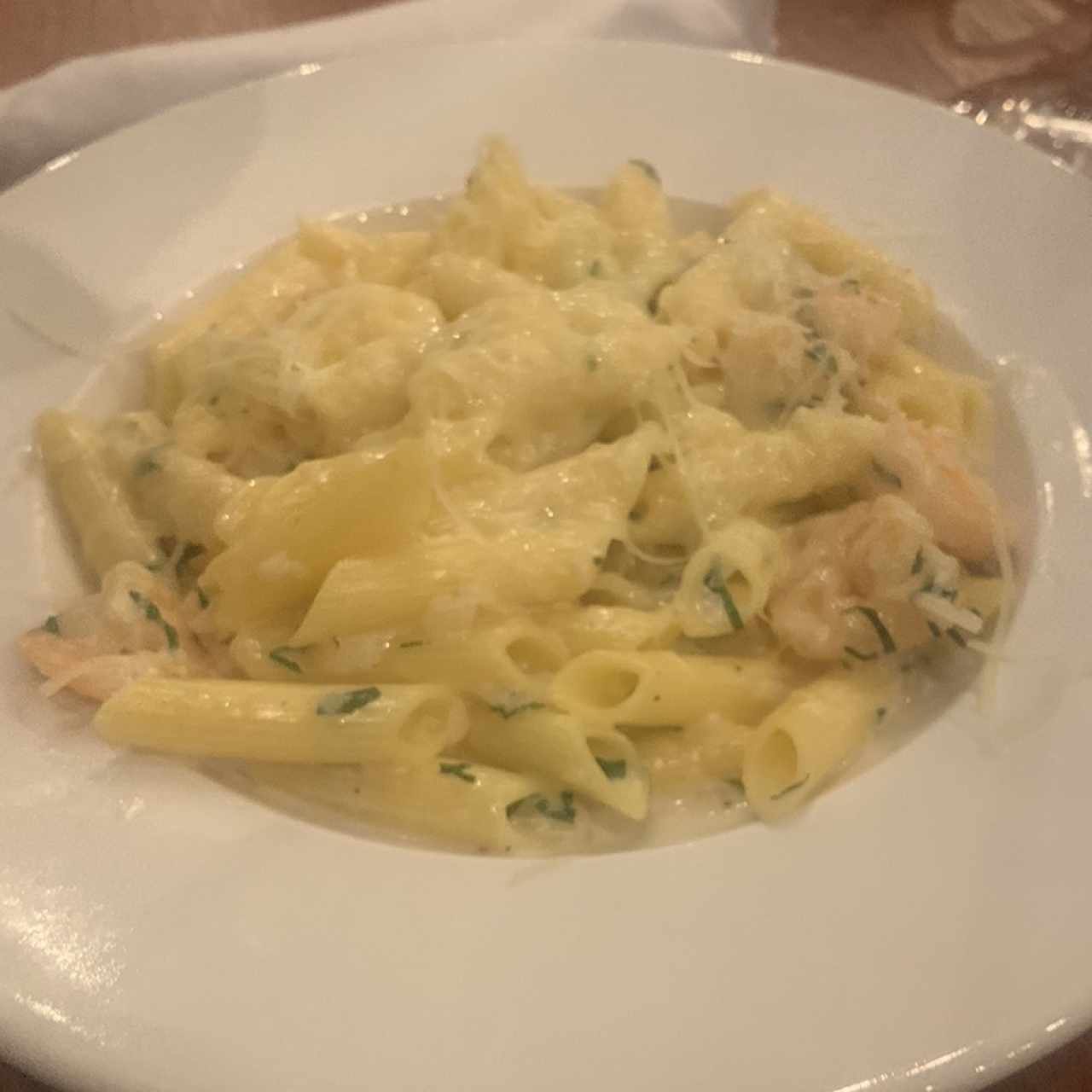 Especials - Alfredo pasta Shrimp