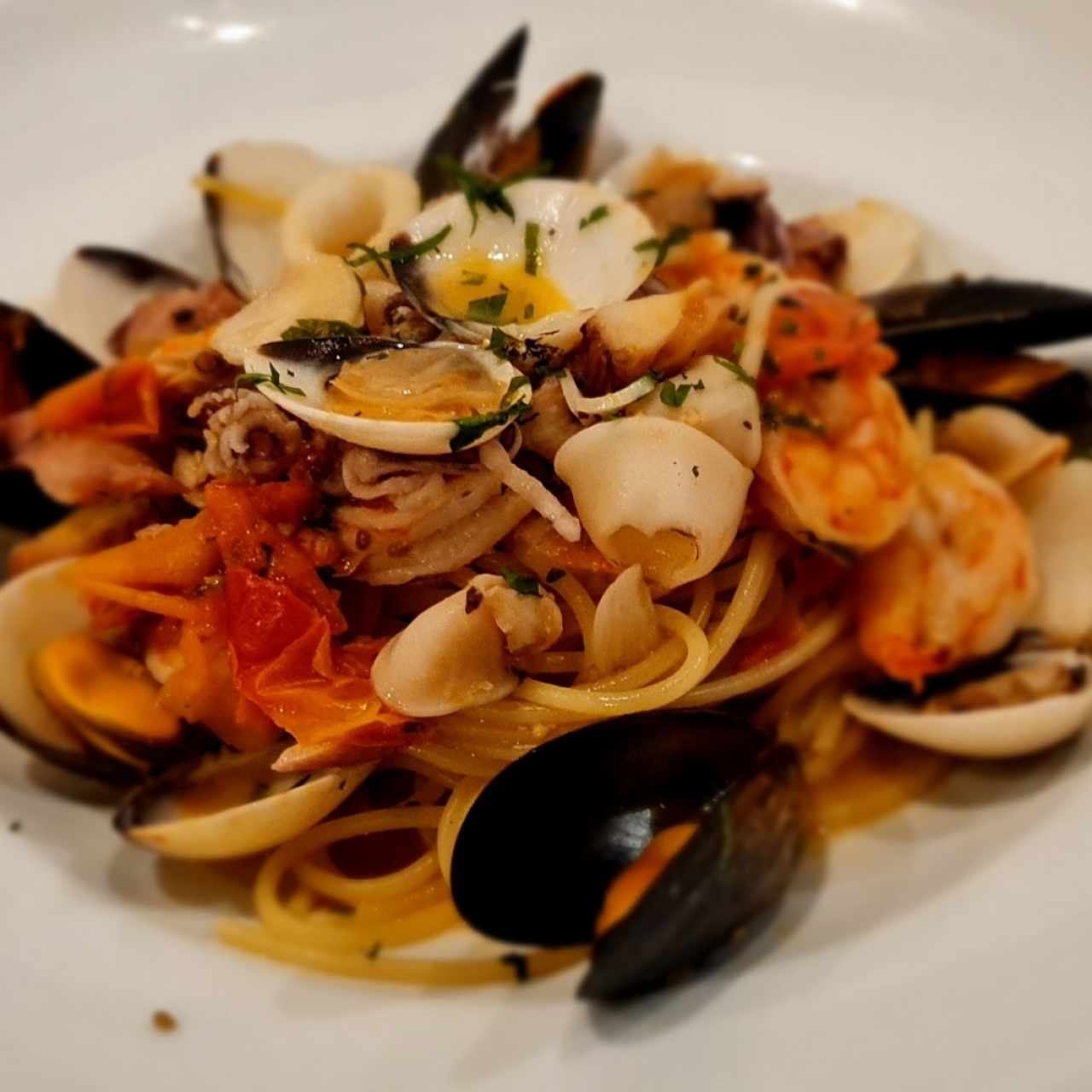 Spaghetti ai frutii di mare