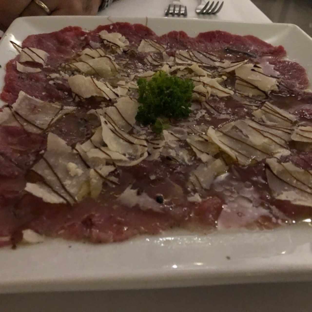 Entradas - Carpaccio de Lomito