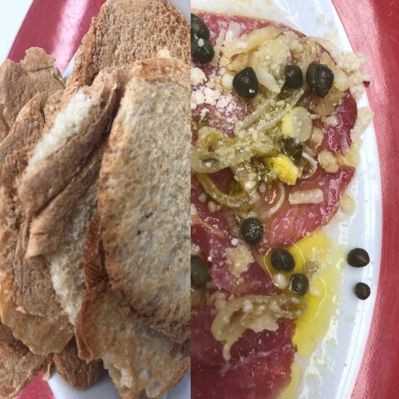 Carpaccio de res