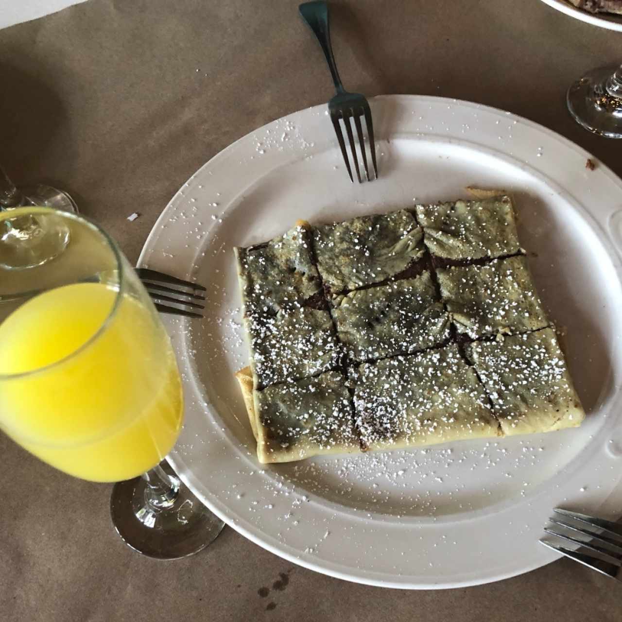 Postres - Crepe Saúl Nutella
