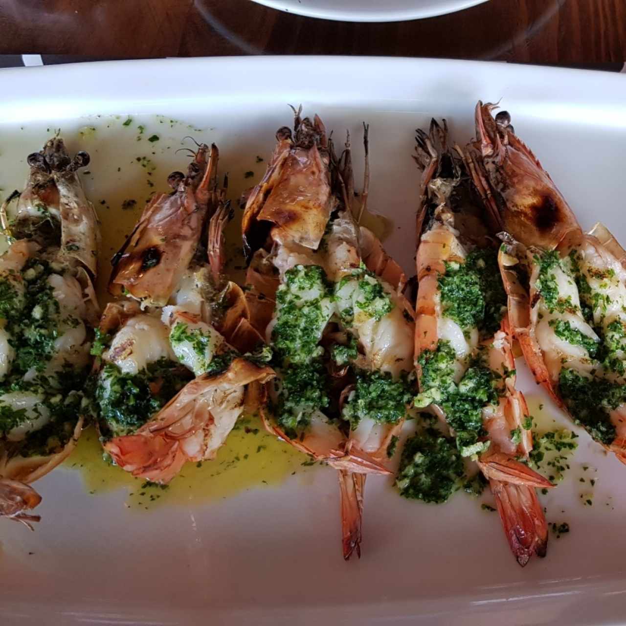 Camarones al Ajillo Open Face
