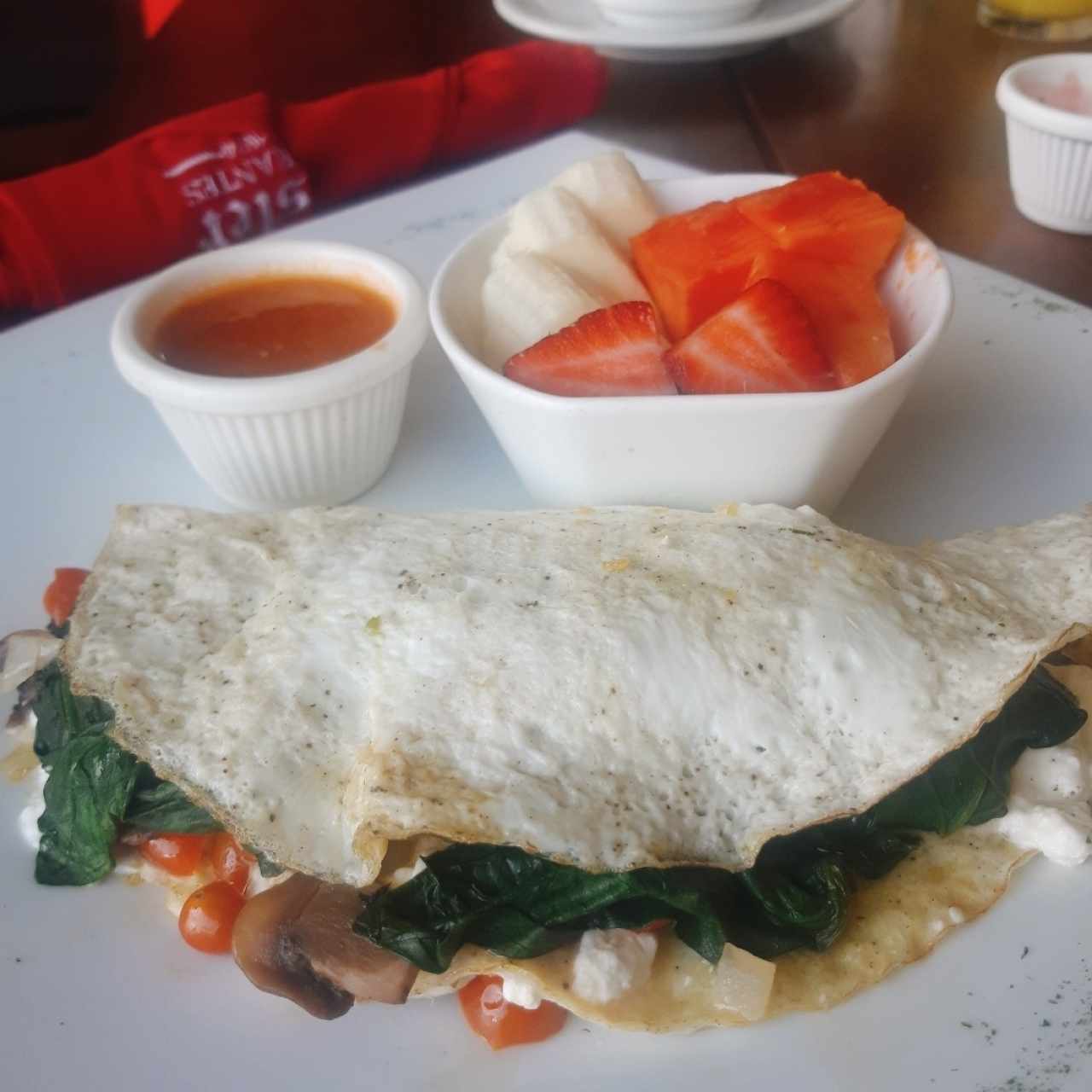 Omelette de Espinacas 