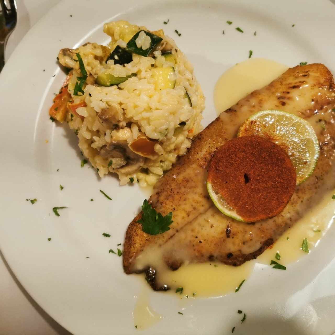 PESCE AL LIMONCELLO