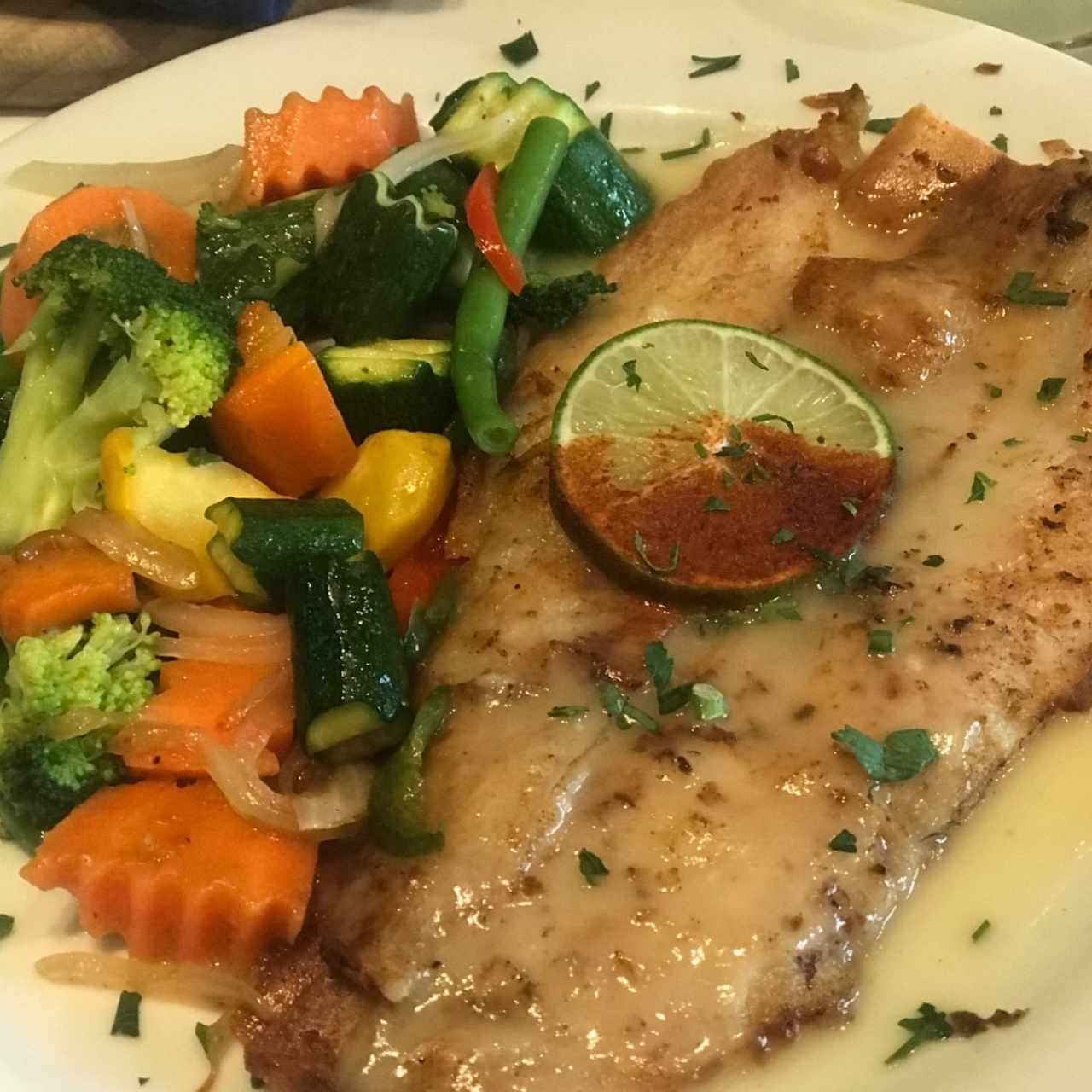 PESCE AL LIMONCELLO