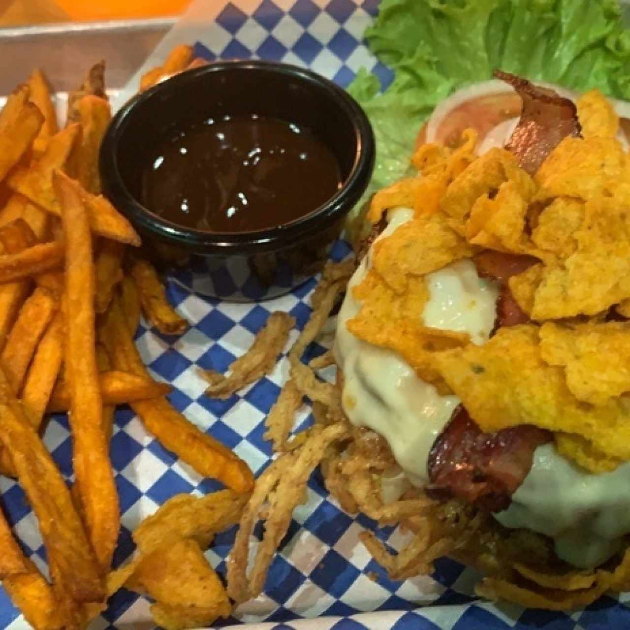 BURGER - CHEESE ONION BURGER