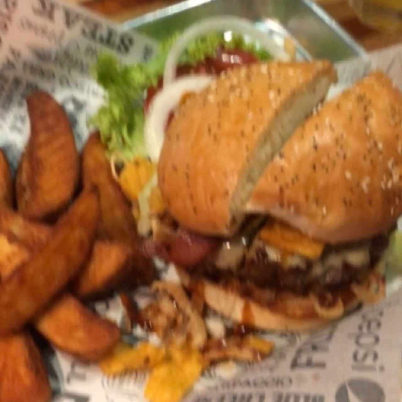 hamburguesa de barbacoa a la tortrix 