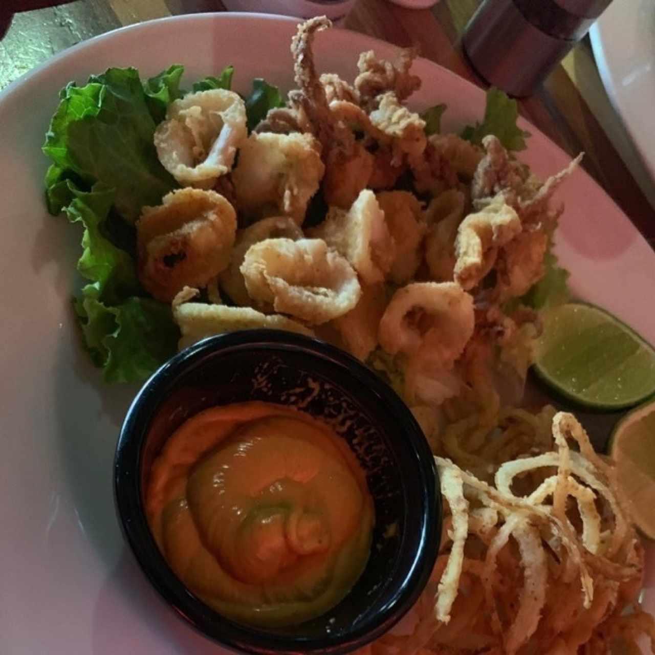 LEMON PEPPER FRIED CALAMARI