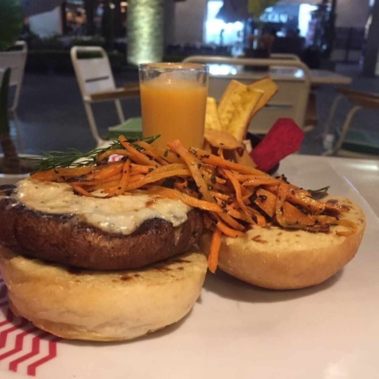 hamburguesa de Portobello