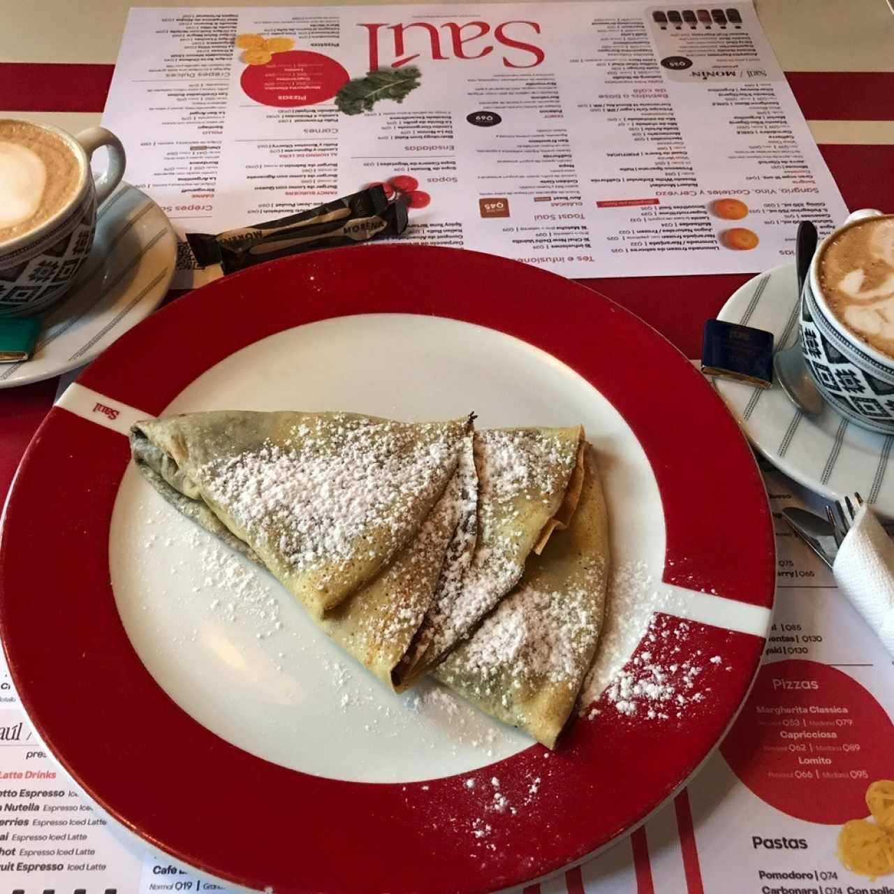 La Crepe Saúl con Nutella