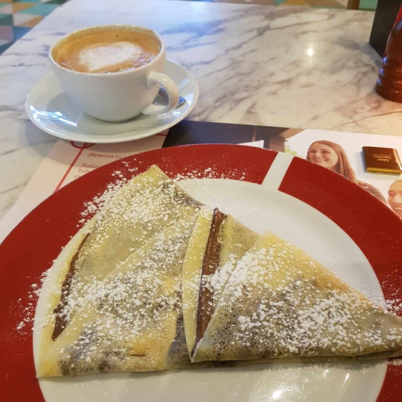 La Crépe Saúl con Nutella