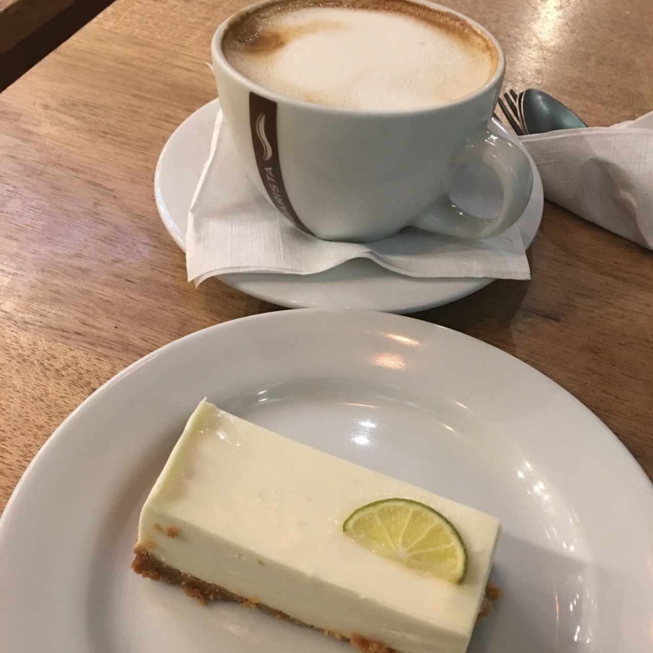 capuchino y cheesecake light