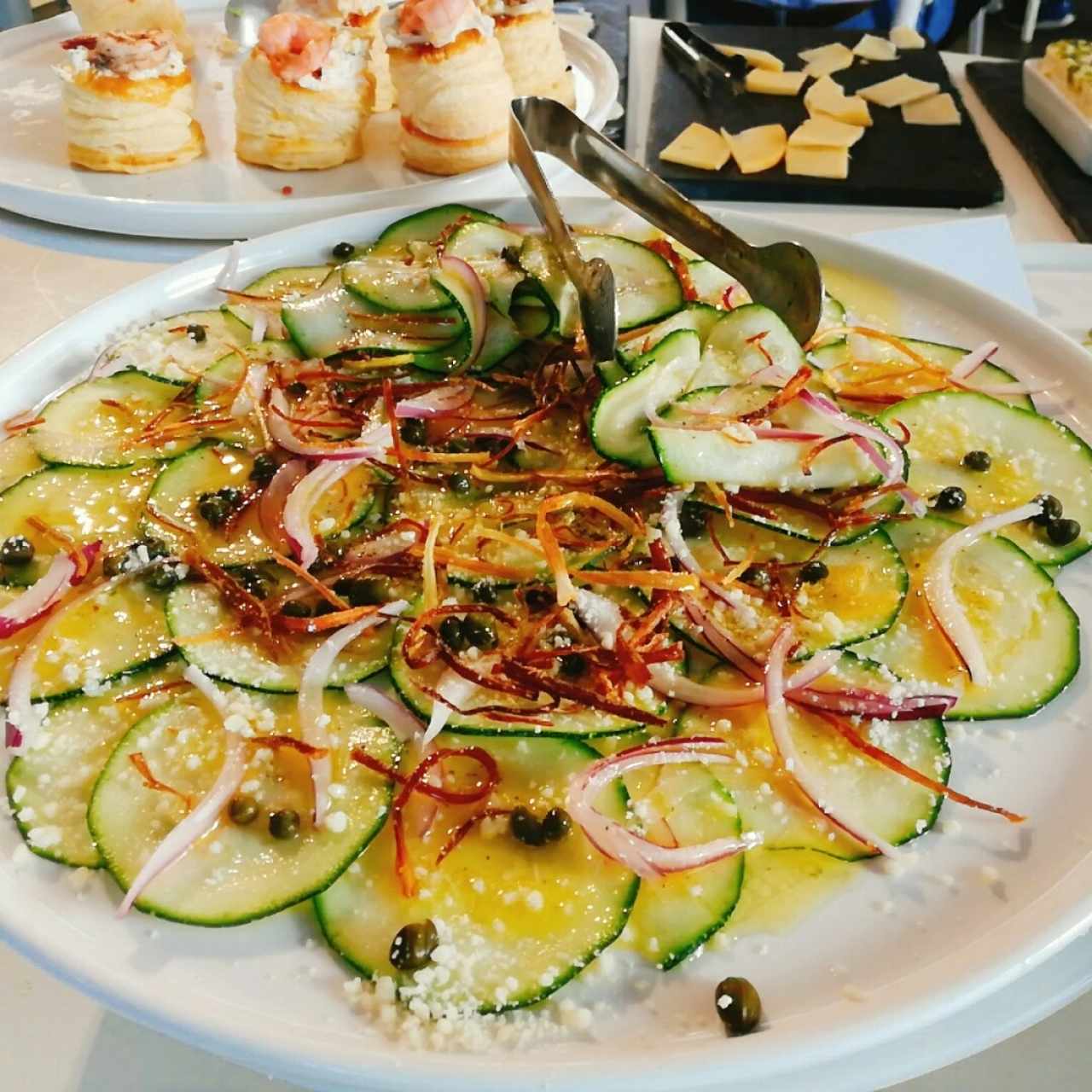 Carpaccio de zichinni del brunch