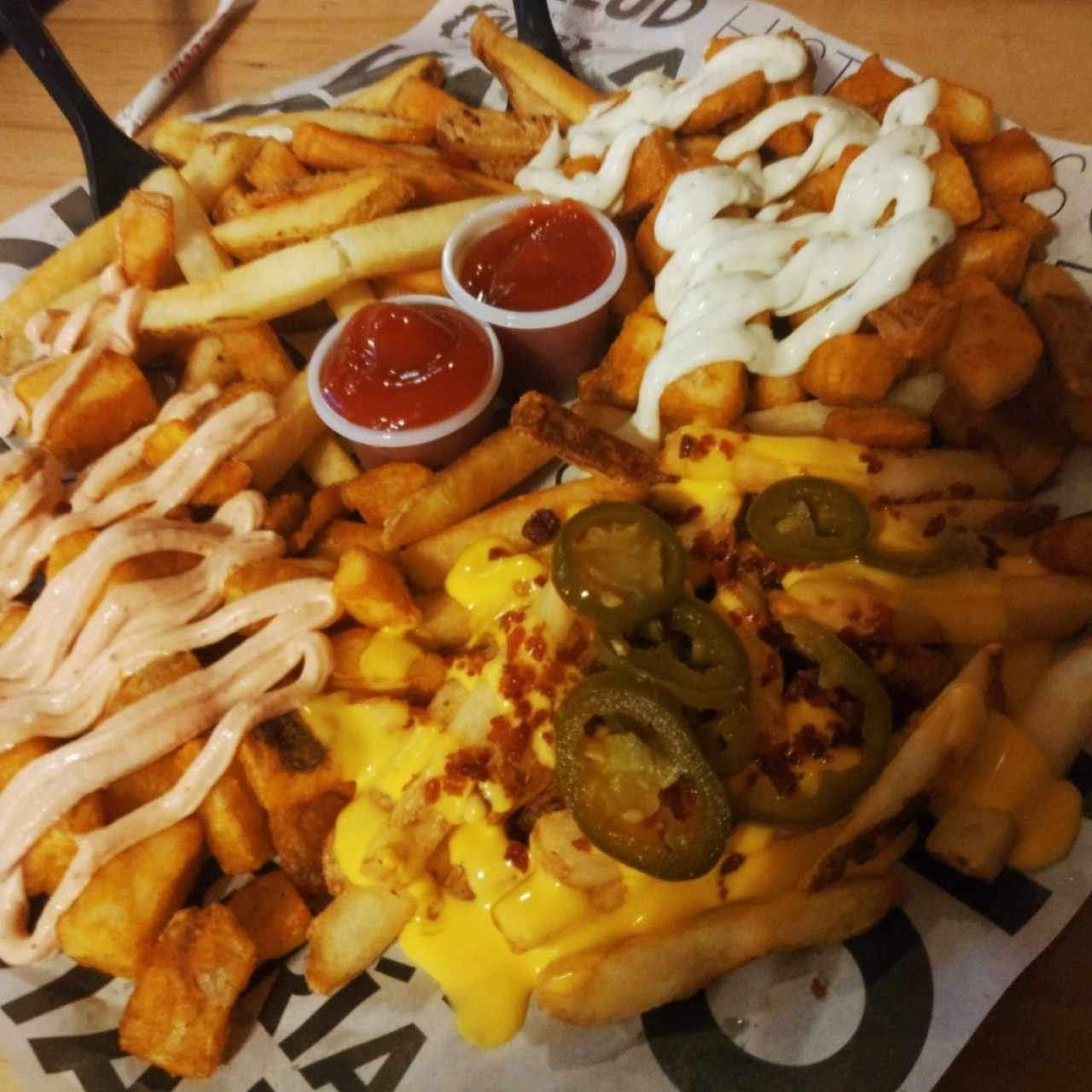 Aperitivos Especiales - Sampler de Patatas