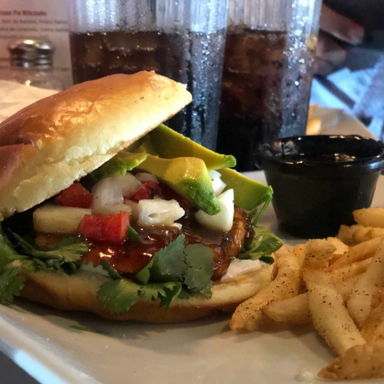 Lunch - Caribbean Chicken Sandwich