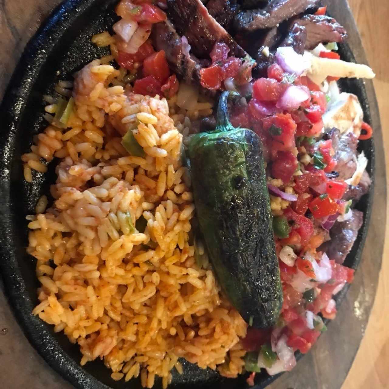 Friday's Sizzling Combo Fajitas