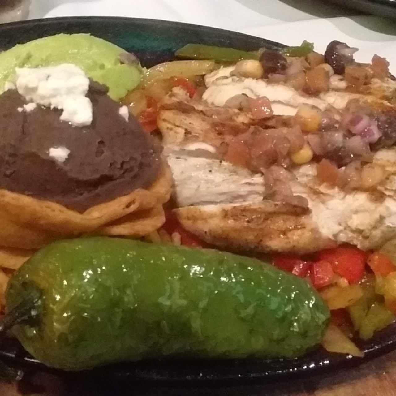 Fajitas de pollo