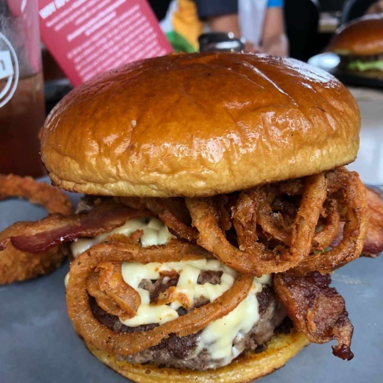 REAL BURGERS - Bacon Cheddar Burger