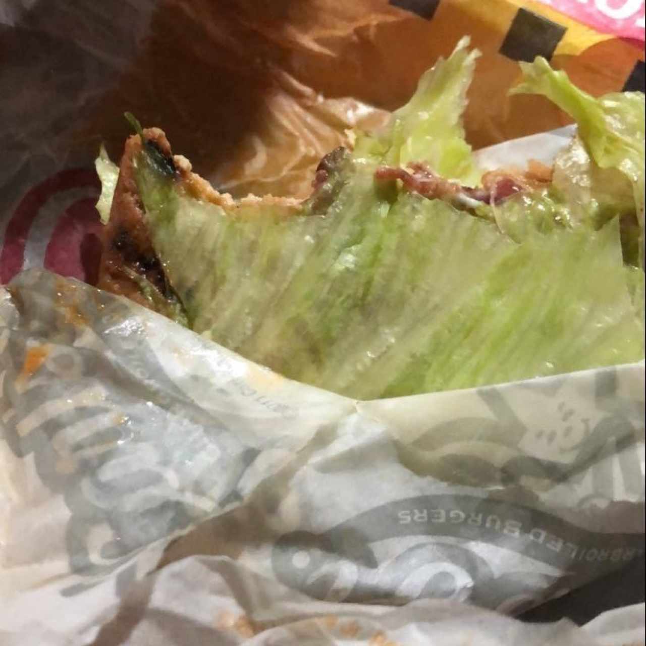 Hamburguesa sin pan. 
