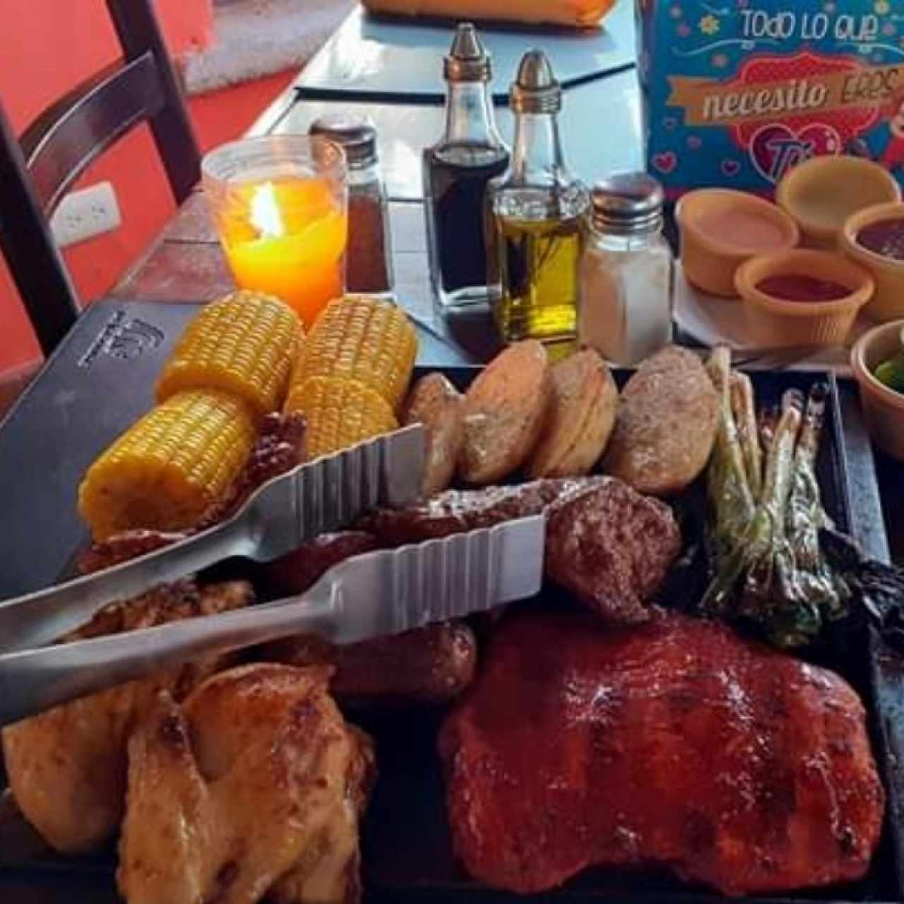 parrillada para dos personas