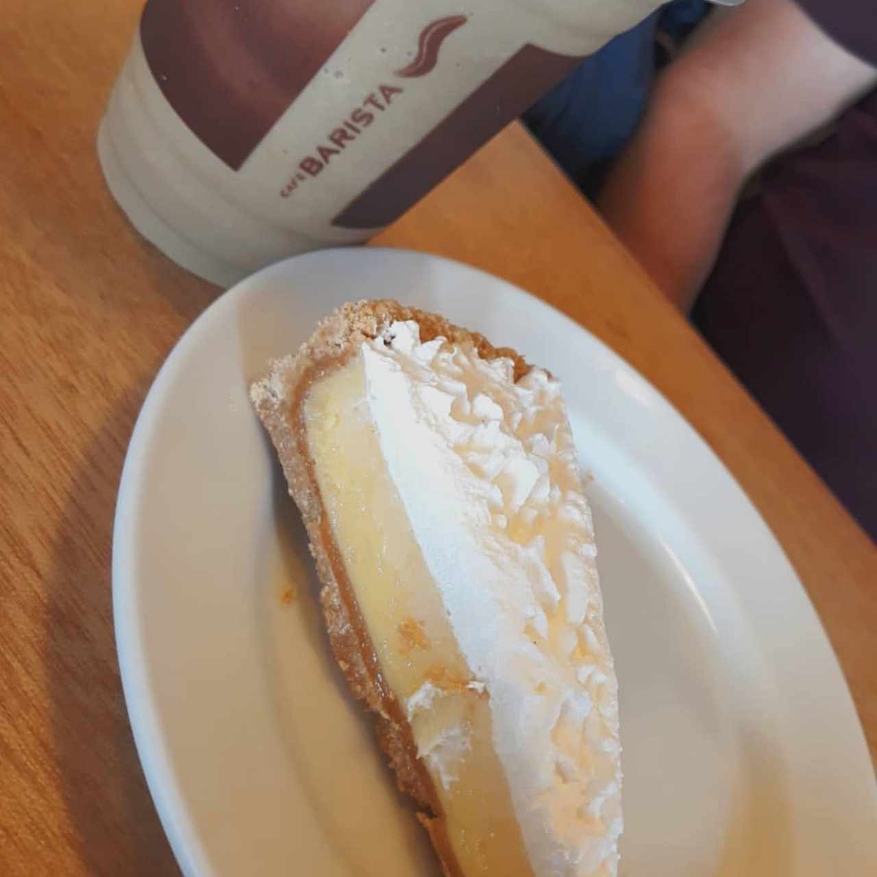 frappe y pie de limon 