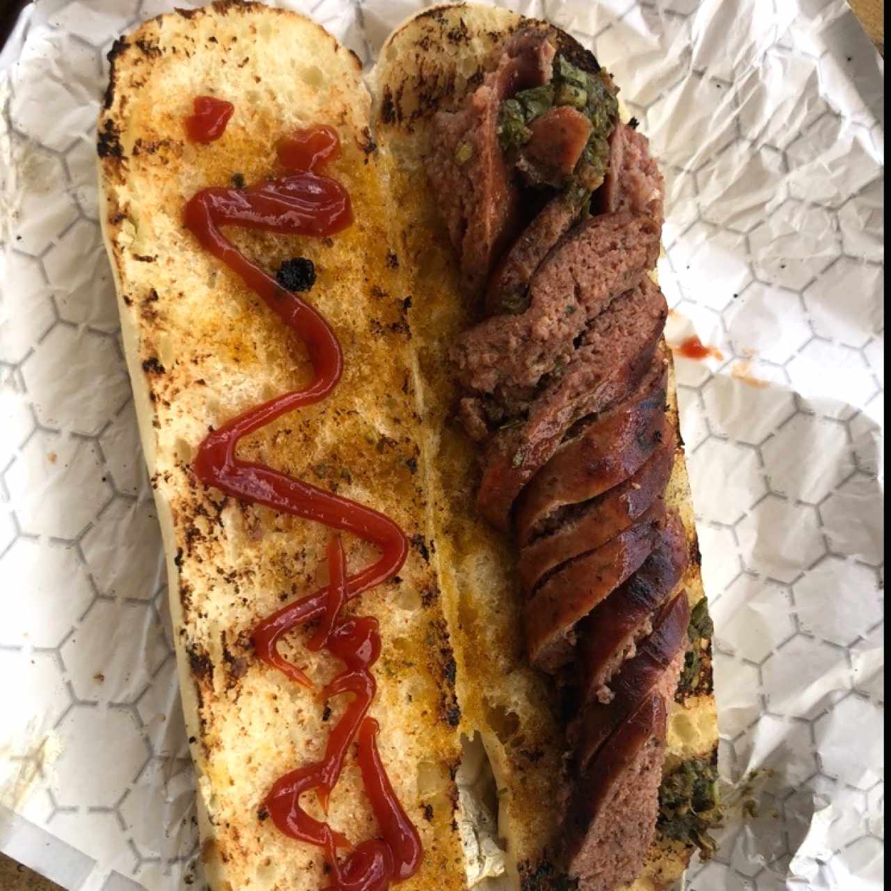 Pan con chorizo! 