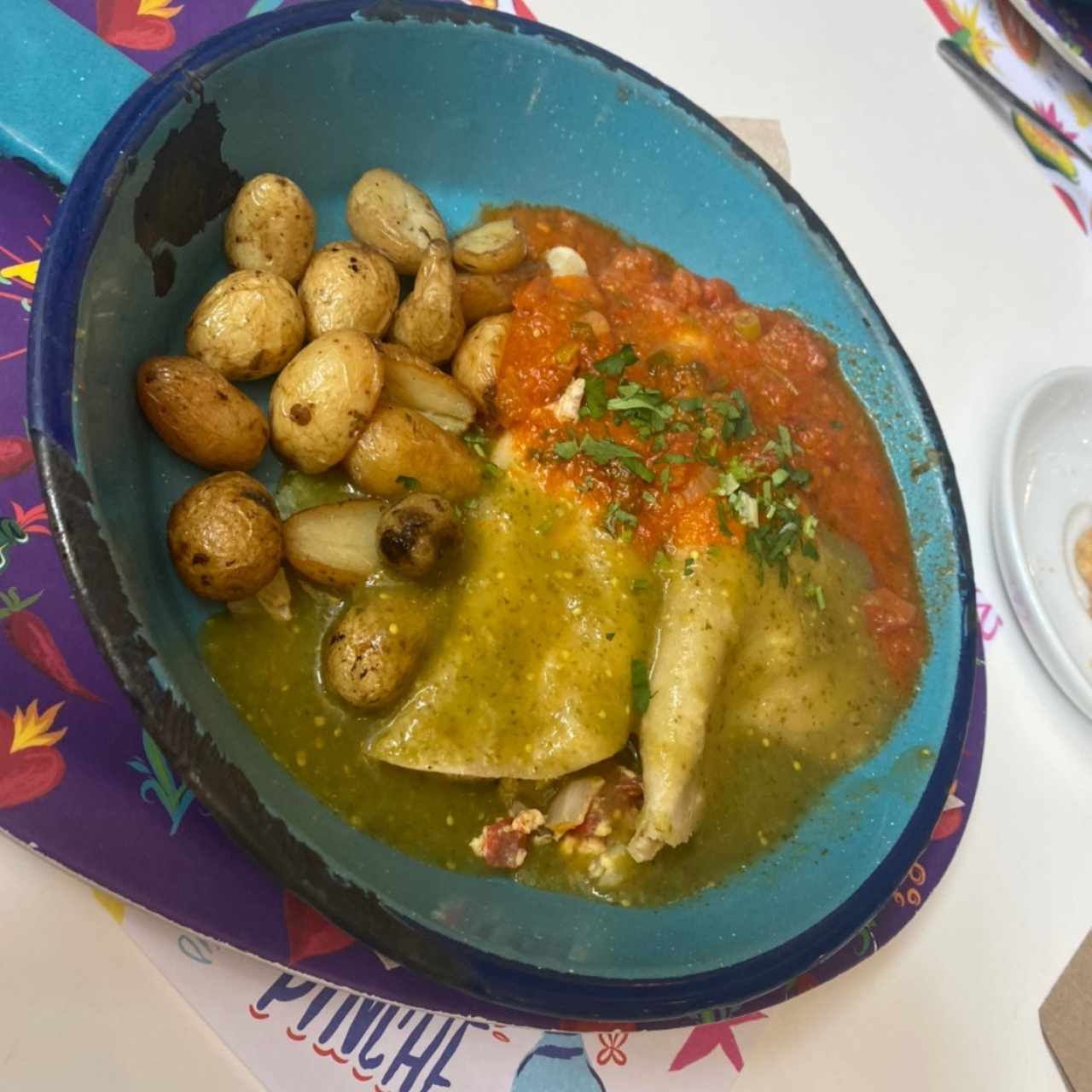 Enchiladas divorciadas 