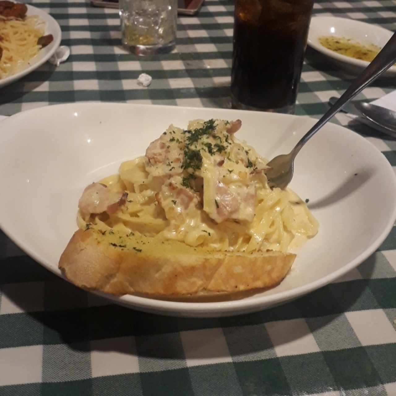 spaguetti a la carbonara 