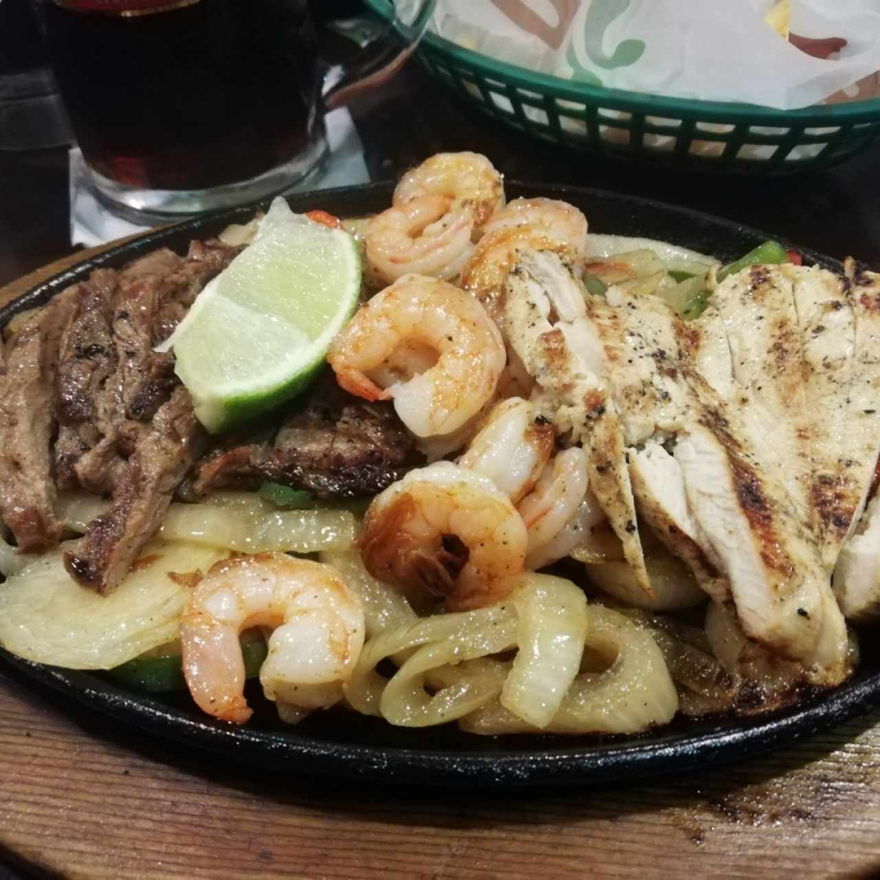 Trío de fajitas 