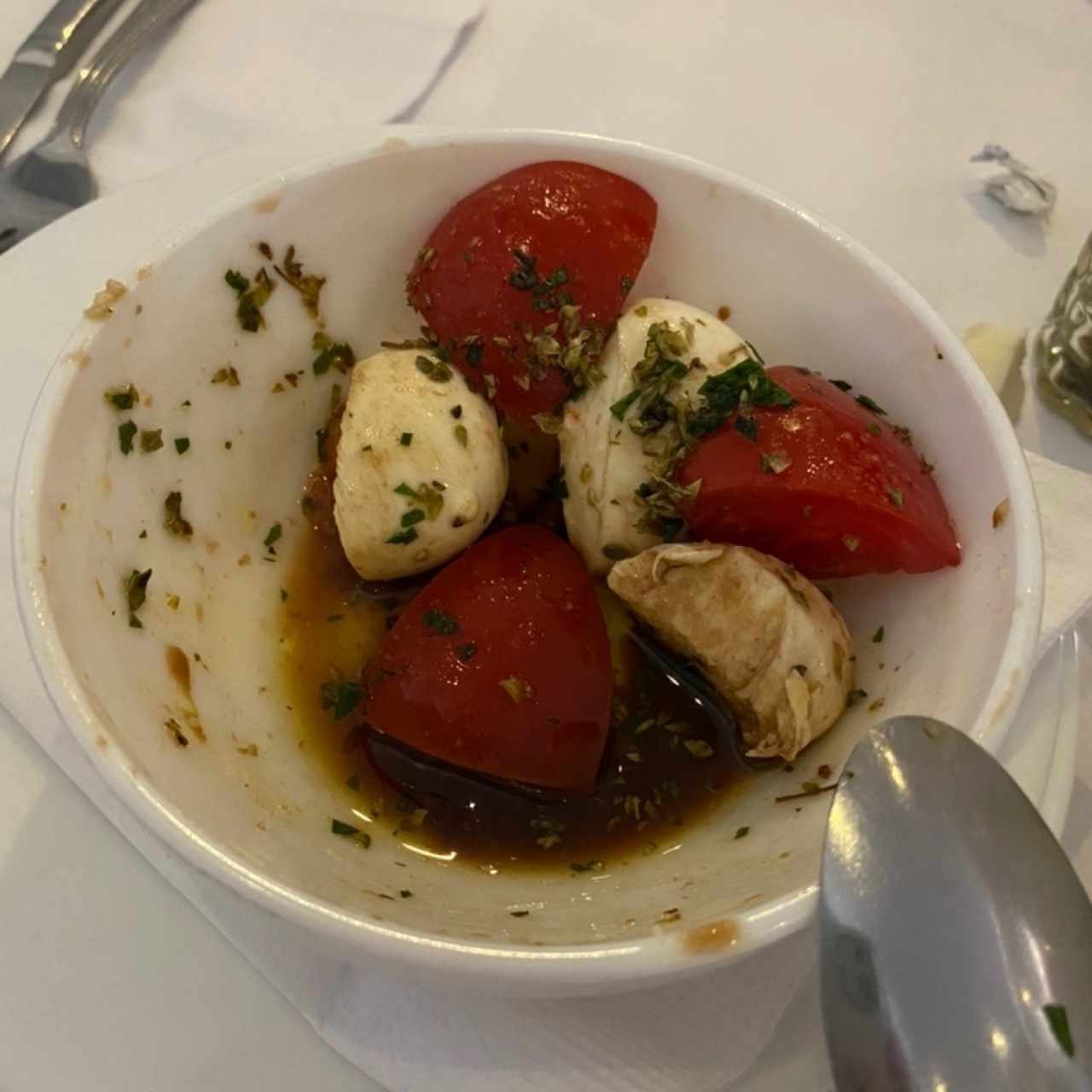Mozarella en balsámico