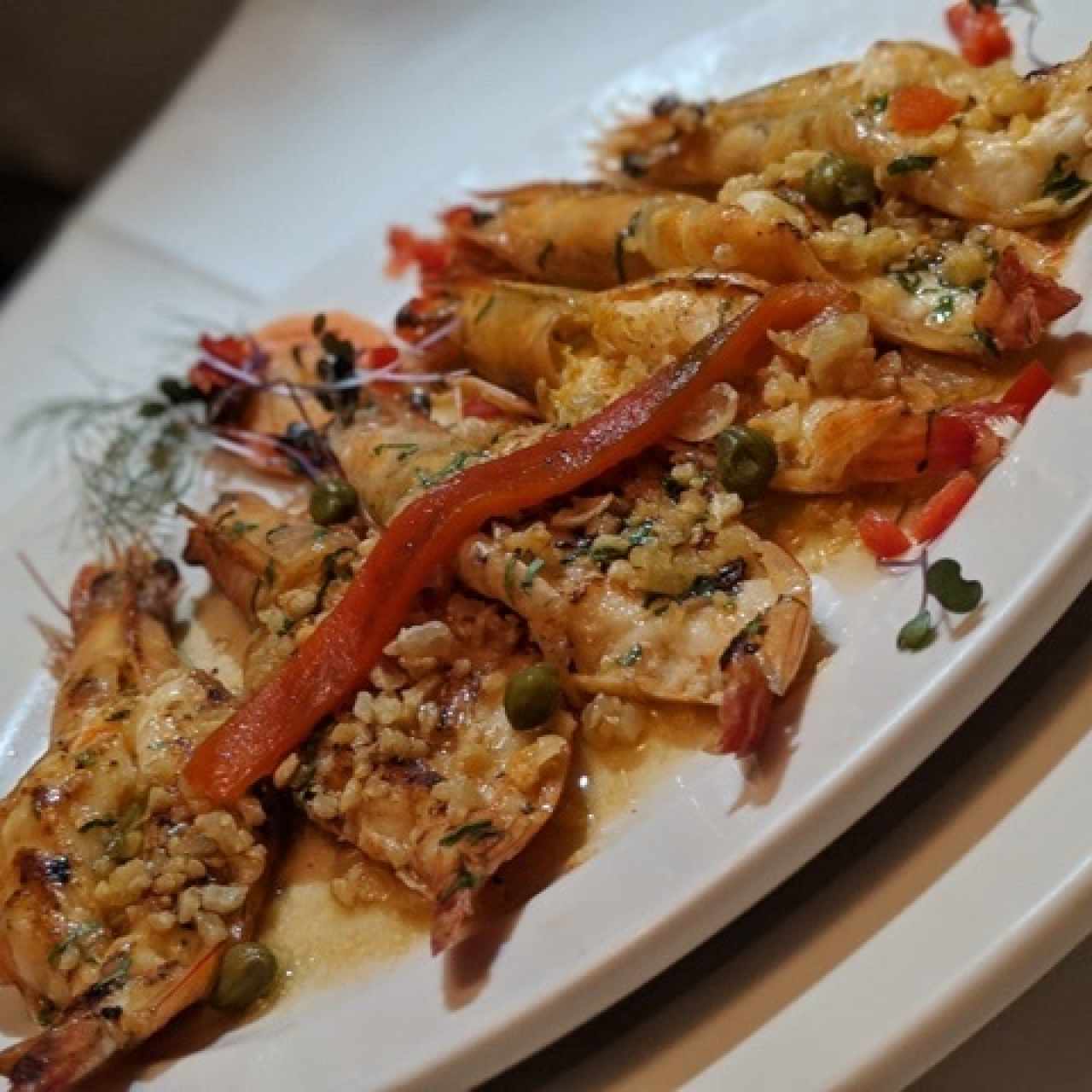 Camarones en Salsa Ajillo