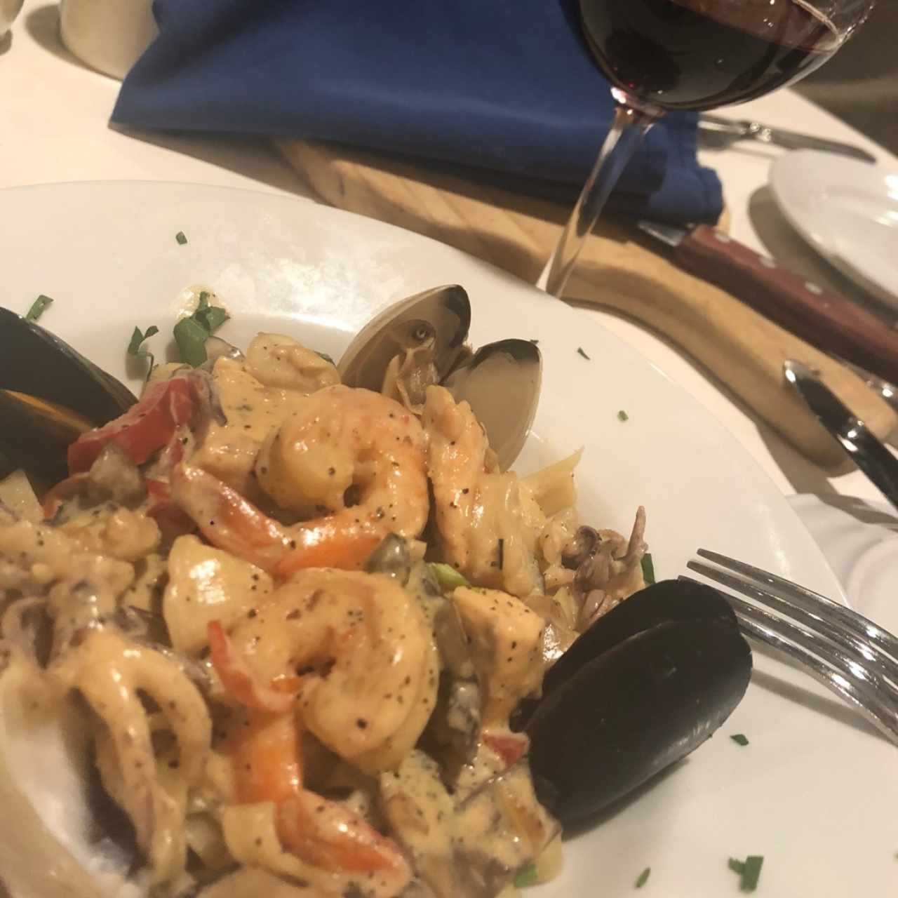 FETTUCCINE AI FRUTTI DI MARE
