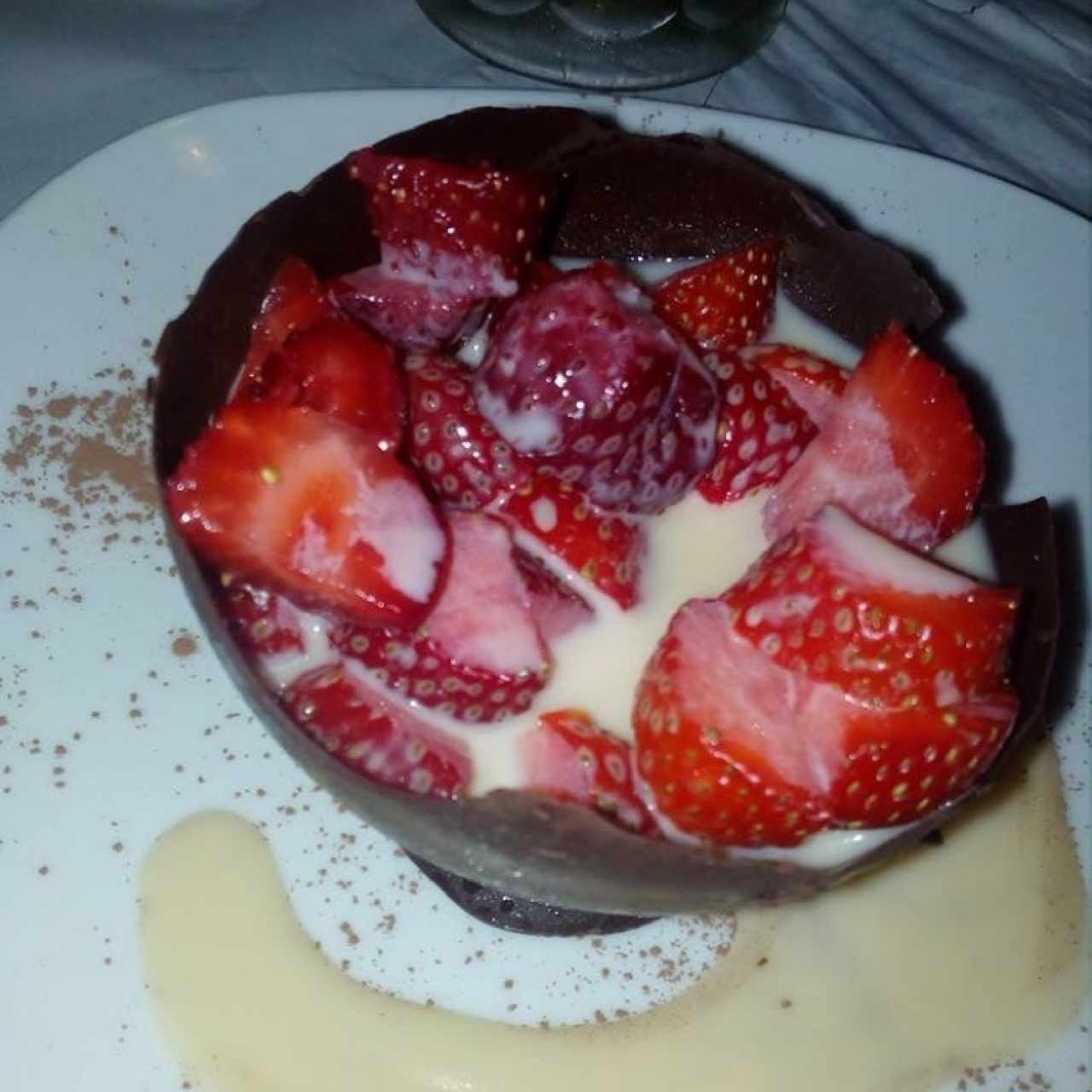 Canasta de fresas 