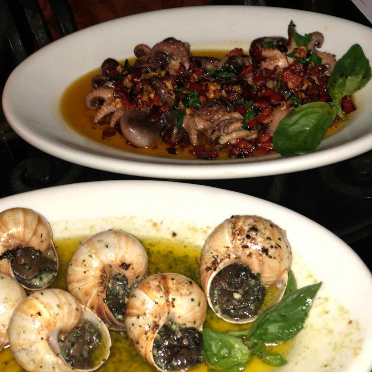 Antipasti - Escargot / Pulpo a la española