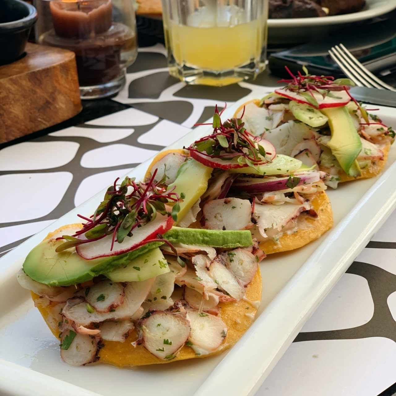 Tostadas de Pulpo