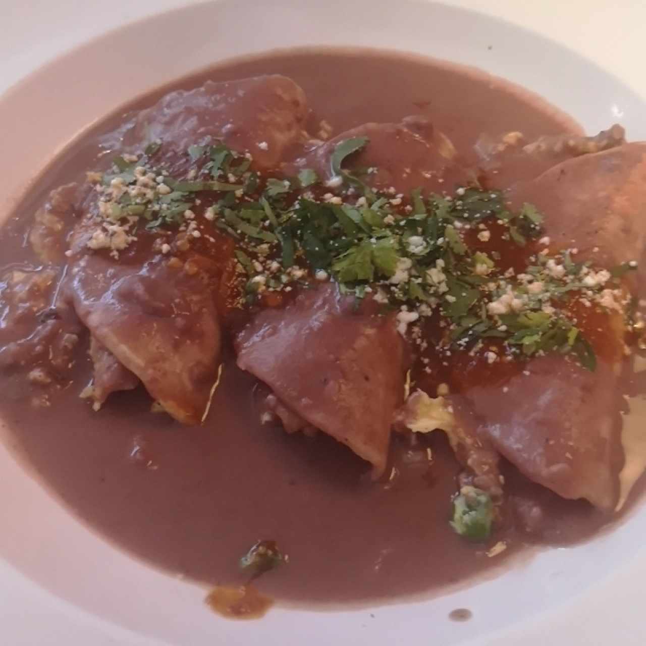 Enfrijolada cobre 