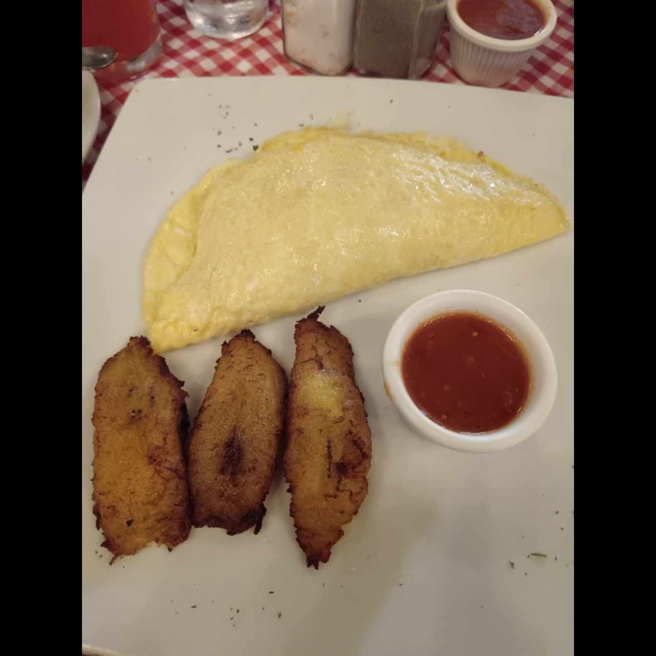 Omelette con chorizo 