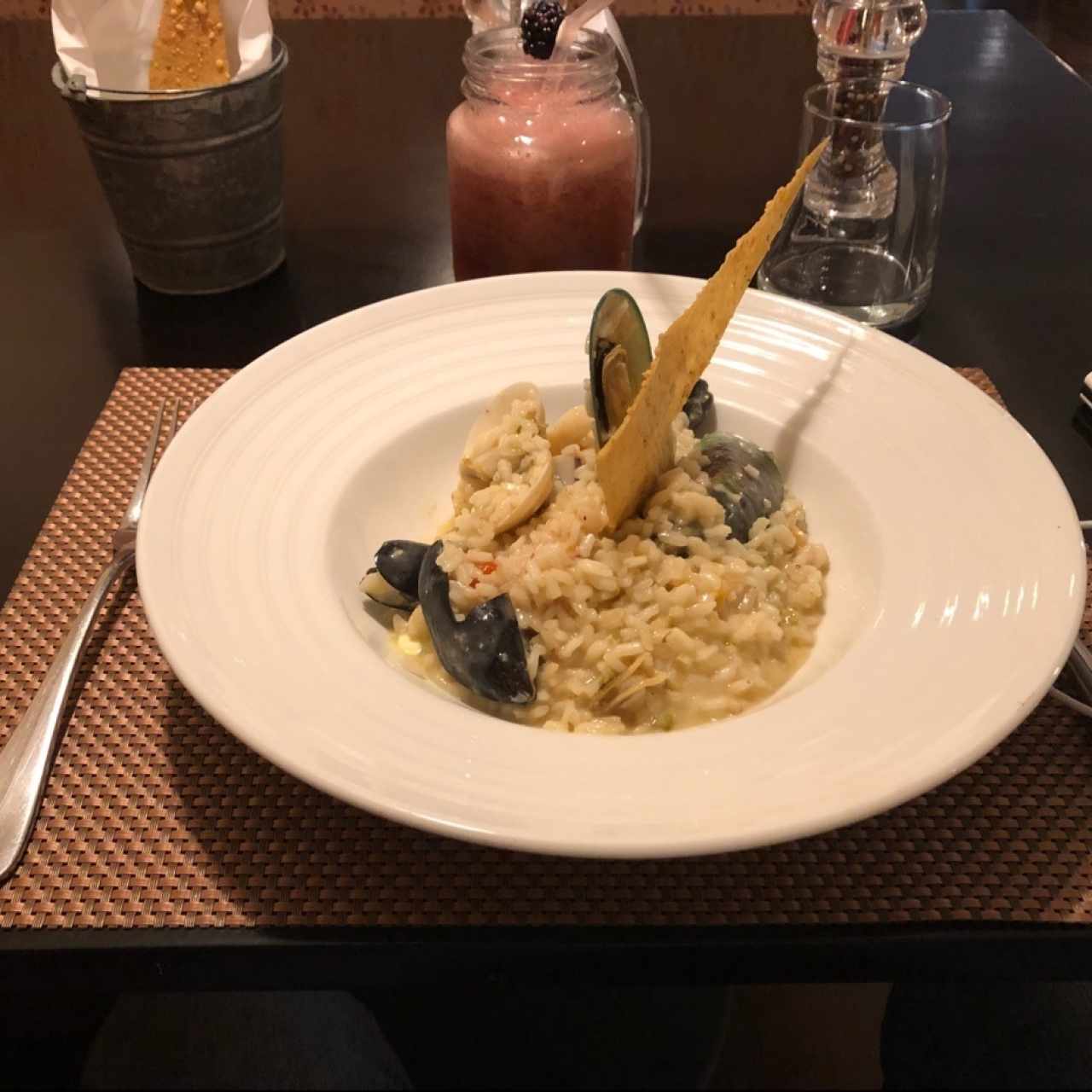 rissoto mariscos